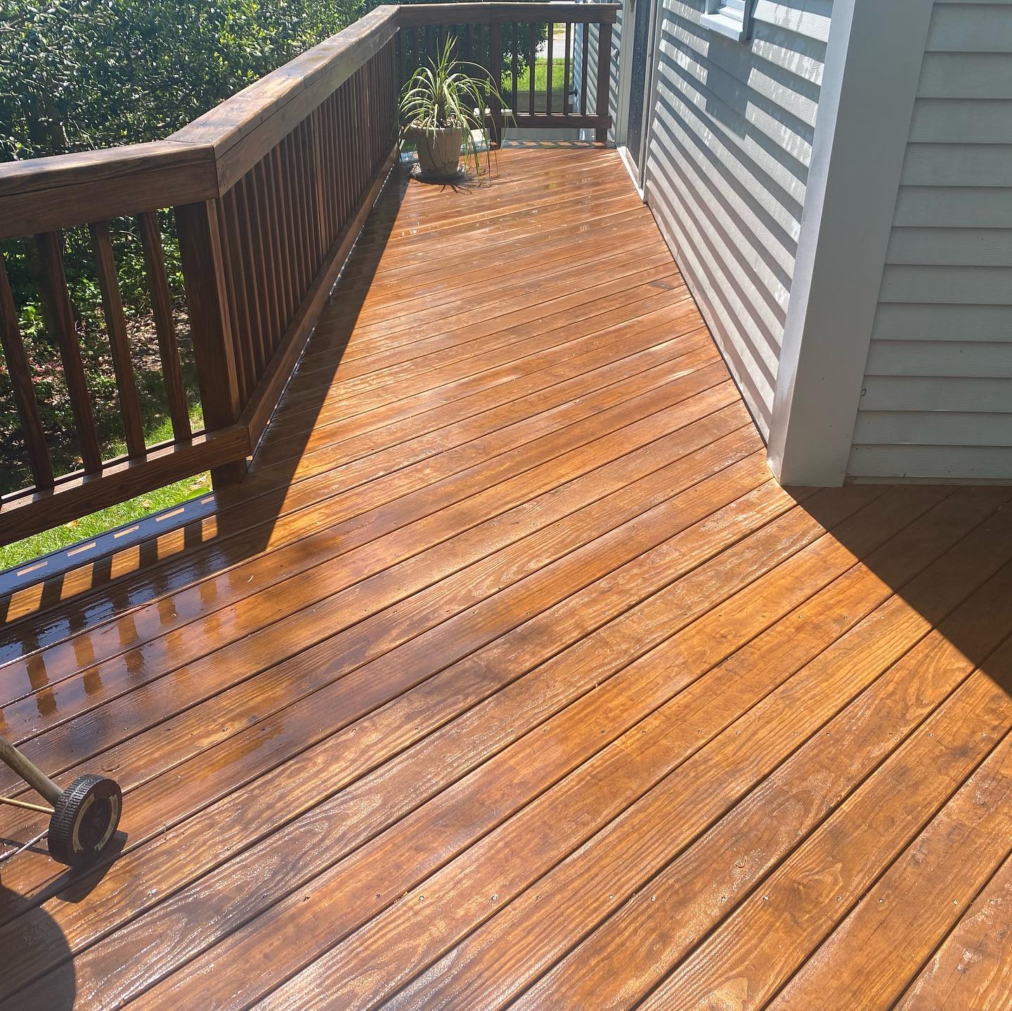 Ultra Wash team prepared for a commercial exterior cleaning project